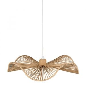 Ostaria Suspension naturelle beige diam&egrave;tre 42cm