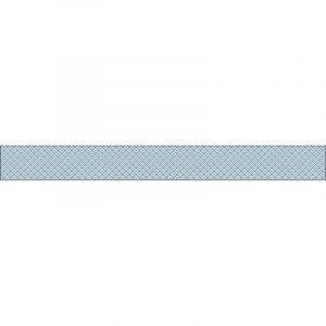 Image de Plage Listel adh&eacute;sif d&eacute;coratif autocollant, carr&eacute; en chevron trompe l'oeil, 5 cm x 180 cm - Bleu