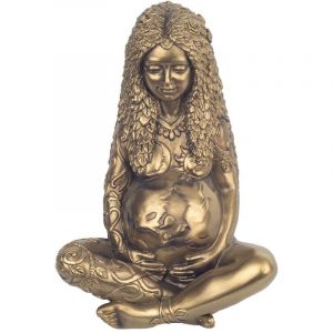 Signes Grimalt Statue BY SIGRIS Femme tenant la terre Classique SG28006 Or