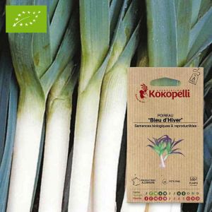 Sachet de graines bio &agrave; semer - Poireau Bleu d'Hiver