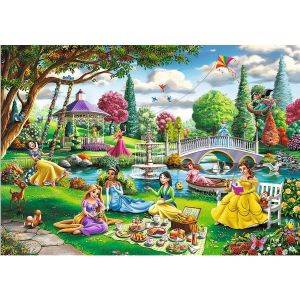 Trefl Puzzle Premium 1000 pièces : pique-nique des princesses Disney