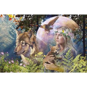 Ravensburger Puzzle Loups au clair de lune 3000 pièces