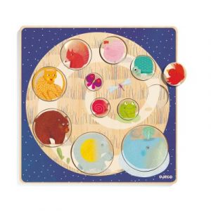 Djeco Encastrement en bois Ludi et Co