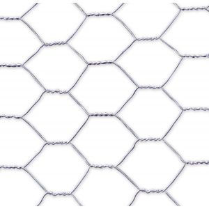 Image de Nortene Grillage métallique triple torsion "Galvanex 19" - 0,50 x 5 m/19 x 0,7 mm