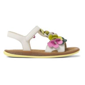 Camper Sandales Twis Bicho cuir Blanc - Couleur Blanc - Taille 32