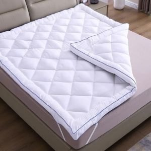 CATAVANA - Surmatelas Confort 140x200 cm - Microfibre Respirante, Hypoallergénique, Anti-acariens - 1000g - Antidérapant