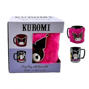Pyramid International Tasse KUROMI FUZZY &ndash; Design Kuromi &eacute;l&eacute;gant, convient pour les boissons chaudes ou froides, prise en main confortable, excellent cadeau pour les fans de Kuromi, durable et passe