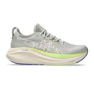 Image de Asics Gel-Nimbus 27 TR Chaussure De Running Sans Stabilisateurs Hommes - Beige, Jaune Lemon, Pointure 43.5