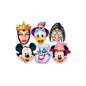 Star Cutouts LOT DE 6 MASQUES HALLOWEEN - DISNEY