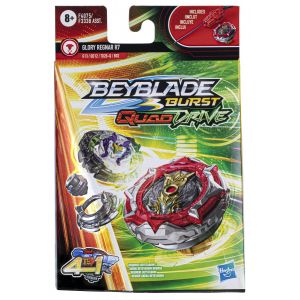 Hasbro Burst Quaddrive - F4075 - Toupie + Lanceur - Glory Regnar R7