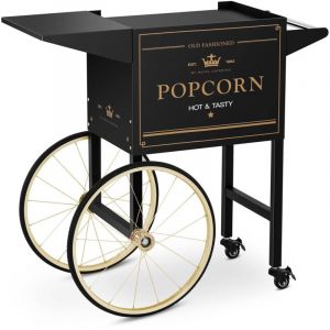 Royal Catering Chariot à popcorn - Coloris noir et or