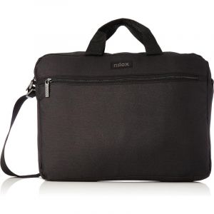 Nilox Basic Porte-documents avec poche extérieure pour ordinateur portable jusqu'à 15,6" Noir