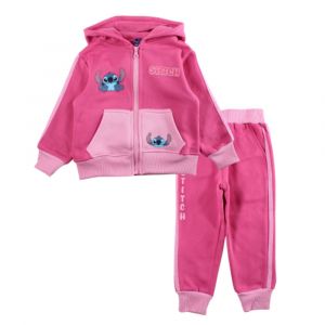 Jogging Fille Polaire Disney Lilo Stitch Chaud - Survêtement Fuschia 2-8 Ans (Arlis)