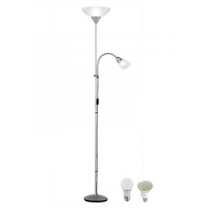 Reality Leuchten Lampadaire DEL 10 watts luminaire à vasque lampe bras flexo salle de séjour LED