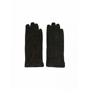 Pieces Gants Nellie Suede L Black