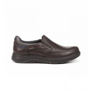 Fluchos Pour homme. Mocassin Denver en cuir brun