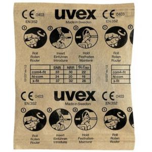 Uvex 2112087 x-fit Bouchons d'oreille 37 dB &agrave; usage unique en 352-2 100 paire(s)