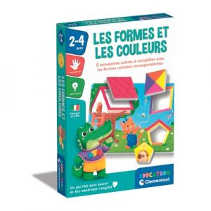Clementoni Formes et Les Couleurs | Contient 4 Planches et 16 pièces colorées. | 2 Ans | 52785