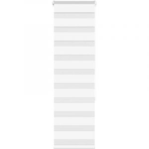 VidaXL Store zèbre blanc 45x150 cm largeur du tissu 40,9 cm polyester