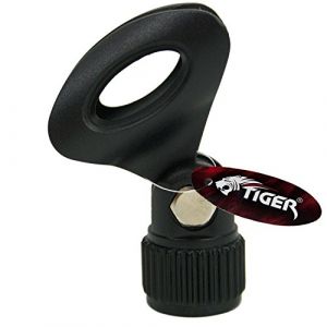 Tiger MCA93-BK Clip pour Microphone - Noir