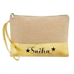 Poc tte Trousse Dore Maquillage Stylo Poc tte Trousse prenom Etoile