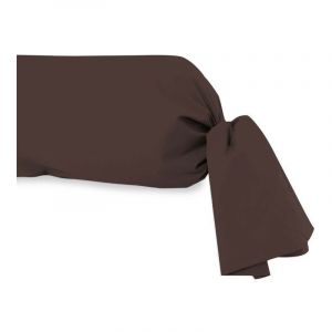 Soleil d'Ocre Taie de traversin, Coton, Marron, 45 x 185 cm