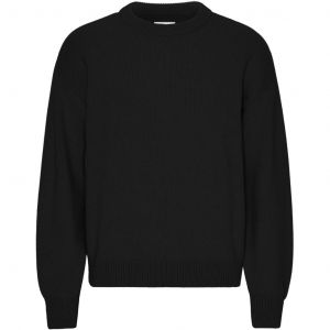 Pull col rond oversize Colorful Standard Deep Black