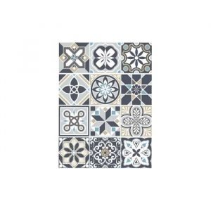Planche de 12 Stickers Carreaux de Ciment Mozicdraft &ndash; Autocollants Muraux D&eacute;coratifs &ndash; 10 x 10 cm