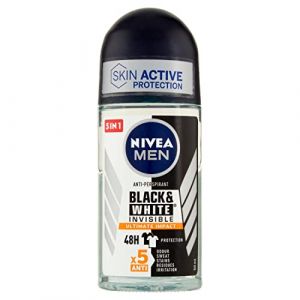 Nivea Beiersdorf D&eacute;odorant Men Black&White Invisible Ultimate Protection Roll On - 1600 g