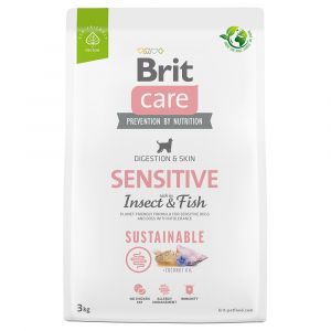 Brit Care Sustainable Sensitive poisson, insectes - 3 kg