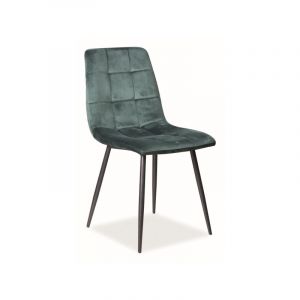 Signal CHAISE MILA VELOURS CADRE NOIR / VERT BLUVEL 78 - 5901477283727