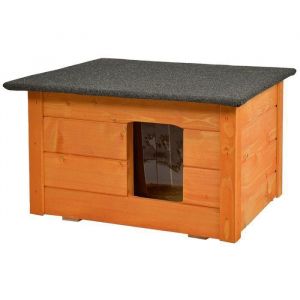Niche en bois isolée: chien/chat Woodok