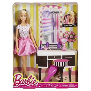 Image de Mattel Barbie et accessoires de cheveux