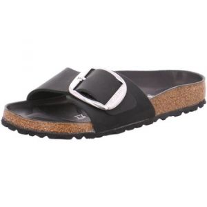 Birkenstock Madrid Big Boucle Cuir Femmes Noir Sandales-EU 37