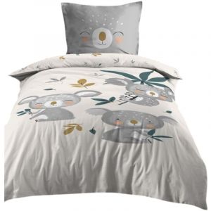 Eden Housse de couette + 1 taie 140 x 200 cm Koala