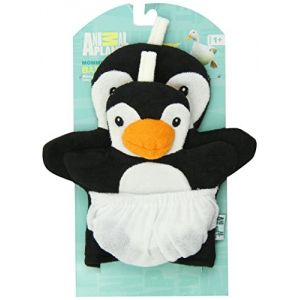 Image de Animal Planet Gants de toilette Maman et bébé Pingouin