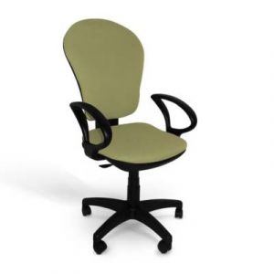 Fauteuil de bureau ART PROG Juliette Vert Roulettes pour sol dur