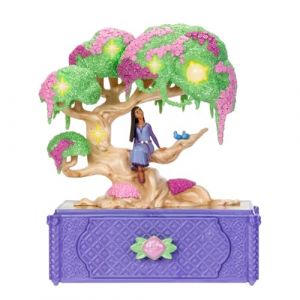 Jakks Pacific Disney's Wish - Boîte à Bijoux Musicale Arbre à Souhaits - Licence Oficielle - Lumière Magique Et Chanson Emblématique - Inclut Bague Étoile - Cadeau Parfait - Pour Filles dès 3 ans