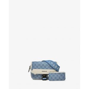 Chabrand Mini-Sacoche Toile Enduite Cuir 85056718 - Bleu