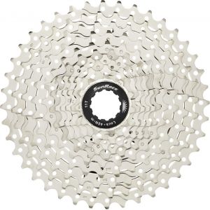 SunRace Cassette MS8 Wide-Ratio (11 vitesses) - Argent - 11-36t, Argent