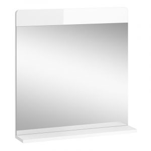 Miroir de salle de bains "Izan blanc brillant Vicco