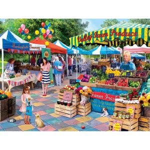 Master pieces Puzzle 750 pièces : Marché fermier - Corner Market