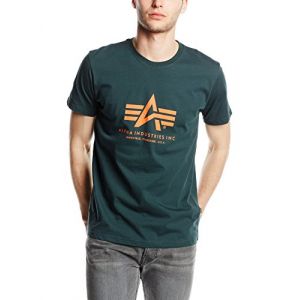Alpha Industries Basic T-shirt Hommes vert T. M