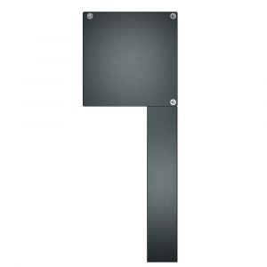 Intersun Coffre à coulisses pour pergola SPINELLE 4,00x2,50 M (Motorisé à Télécommande - Blanc - Gris Graphite)
