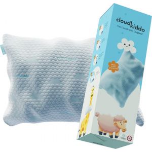 Oreiller pour enfant Cloudkiddo - Oreiller pour enfant - 30 nuits de sommeil d'essai - Oreiller réglable - Oreiller en mousse à mémoire de forme - Oreiller ergonomique - Parfait pour les dormeurs latéraux et dorsaux