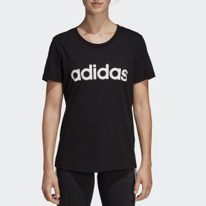 Adidas T-shirt E lin slim t black/wht l Noir - Taille EU S,EU M,EU L