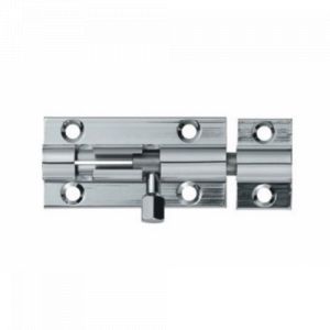 Abus Targette &agrave; p&ecirc;ne rond en laiton et acier - 40 mm - nickel&eacute; - SR