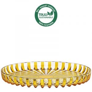 Guzzini Webmarketpoint - Plateau rond ambré Dolcevita
