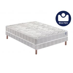 Image de Bultex Ensemble Matelas nano INOX 19 cm Confort Ferme 90x200