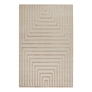 Esprit Tapis intérieur/extérieur graphique à relief beige 200x290